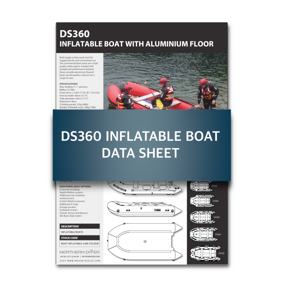 DS360 Inflatable Boat (Alu) Data Sheet
